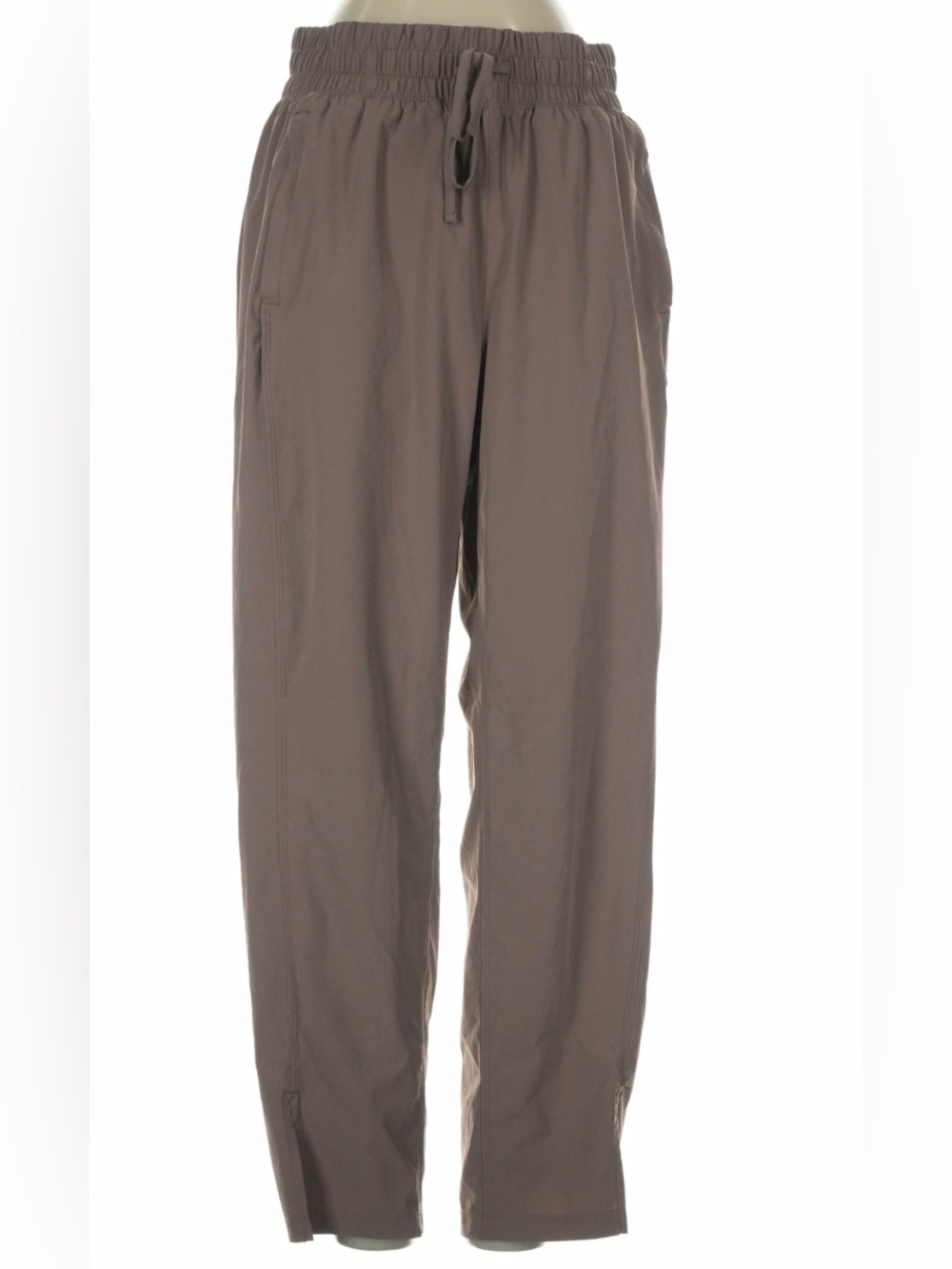 FLX Basil Brown Lightweight Athletic Cropped Pants Size S (0125)